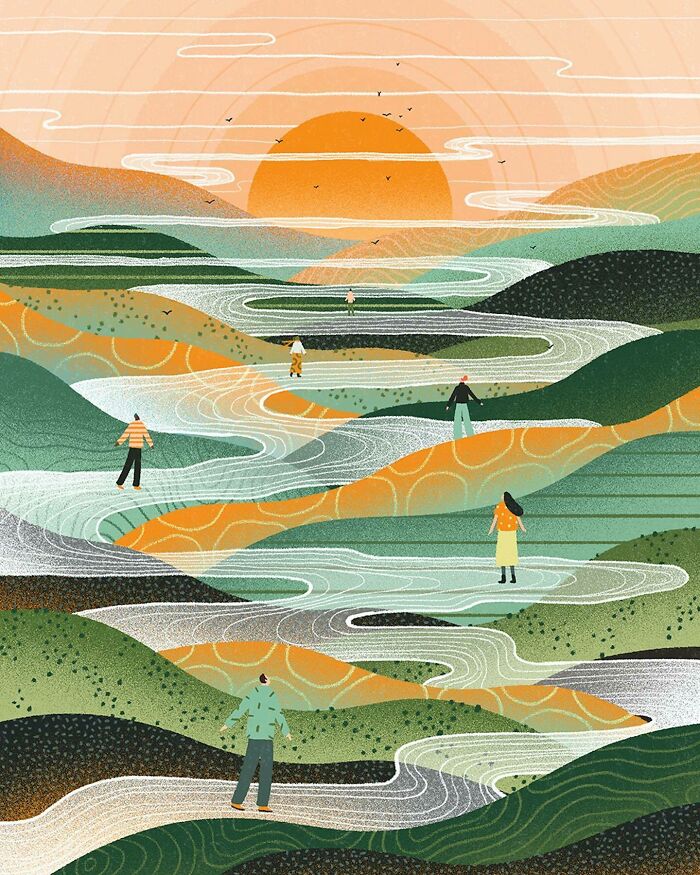 40 Vibrant And Immersive Visual Worlds By London-Based Illustrator Yukai Du