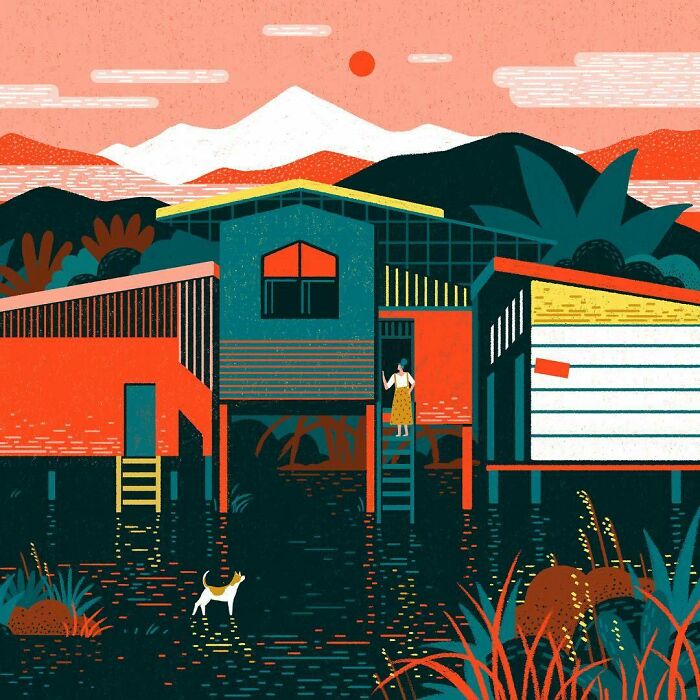 40 Vibrant And Immersive Visual Worlds By London-Based Illustrator Yukai Du