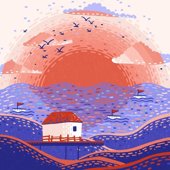 40 Vibrant And Immersive Visual Worlds By London-Based Illustrator Yukai Du