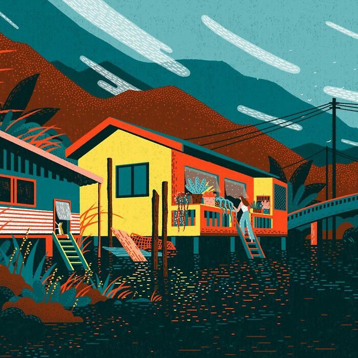 40 Vibrant And Immersive Visual Worlds By London-Based Illustrator Yukai Du