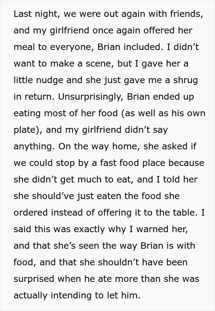 Guy Blasted Online For Confronting Girlfriend Over Food Sharing And Not The Friend Who Ate It
