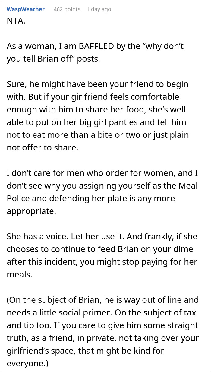 Guy Blasted Online For Confronting Girlfriend Over Food Sharing And Not The Friend Who Ate It