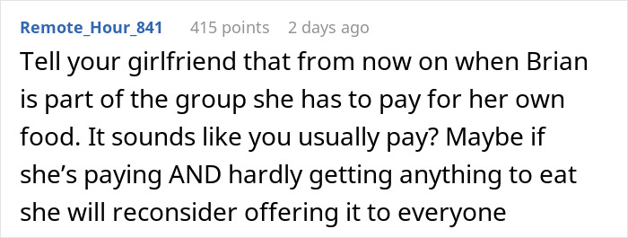 Guy Blasted Online For Confronting Girlfriend Over Food Sharing And Not The Friend Who Ate It