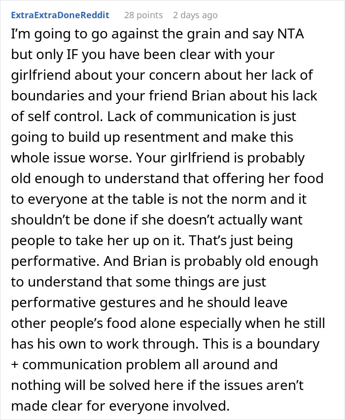 Guy Blasted Online For Confronting Girlfriend Over Food Sharing And Not The Friend Who Ate It