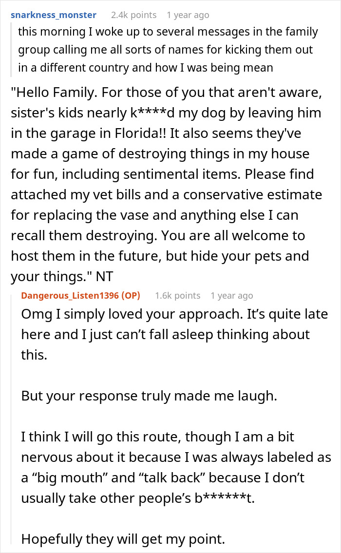 Woman Kicks Sister And Her “Monster” Kids Out In The Middle Of The Night, Bans Them From Visiting Woman Kicks Sister And Her “Monster” Kids Out In The Middle Of The Night, Bans Them From Visiting