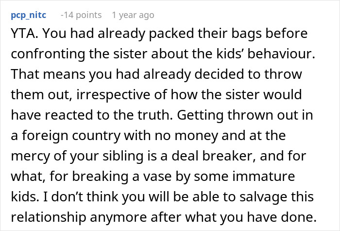 Woman Kicks Sister And Her “Monster” Kids Out In The Middle Of The Night, Bans Them From Visiting Woman Kicks Sister And Her “Monster” Kids Out In The Middle Of The Night, Bans Them From Visiting