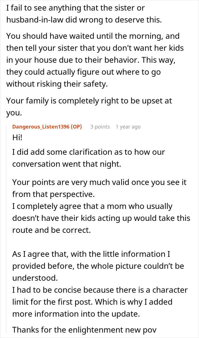 Woman Kicks Sister And Her “Monster” Kids Out In The Middle Of The Night, Bans Them From Visiting Woman Kicks Sister And Her “Monster” Kids Out In The Middle Of The Night, Bans Them From Visiting