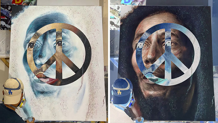 LuckyLeg&rsquo;s Thai Street Art Blends Dark Humor With Human Rights Themes (34 Pics)