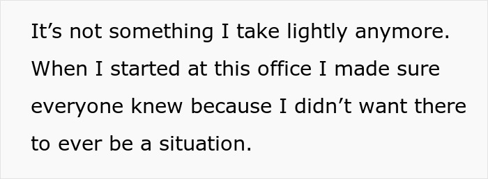 Rude Coworker Chokes On Peanut Dessert, Guy With Severe Allergy Takes Heat For Not Helping Her Rude Coworker Chokes On Peanut Dessert, Guy With Severe Allergy Takes Heat For Not Helping Her