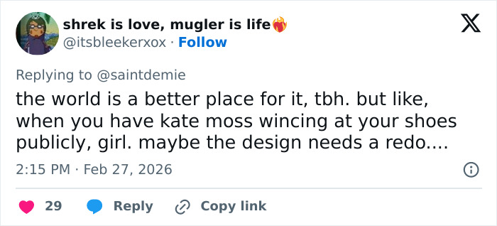 Kate Moss’ Revealing Dress For Gucci Show Divides Fans