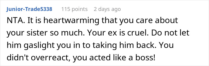 &ldquo;I Told Him It Was Over&rdquo;: Guy Blows Up A 3-Year Relationship With One Comment To GF&rsquo;s Teen Sister
