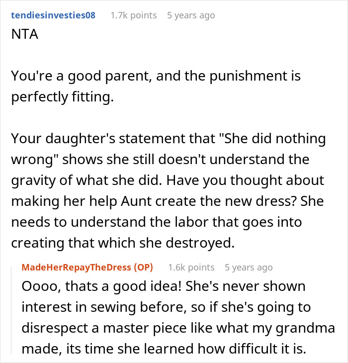 Teen Claims Her Dad &ldquo;Ruined Her Future&rdquo; After Making Her Pay For The Wedding Dress She Destroyed