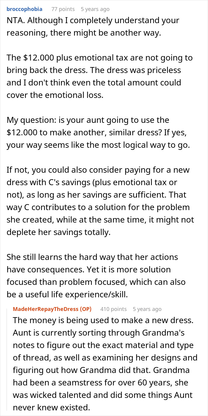 Teen Claims Her Dad &ldquo;Ruined Her Future&rdquo; After Making Her Pay For The Wedding Dress She Destroyed