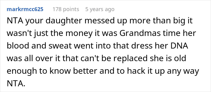 Teen Claims Her Dad &ldquo;Ruined Her Future&rdquo; After Making Her Pay For The Wedding Dress She Destroyed