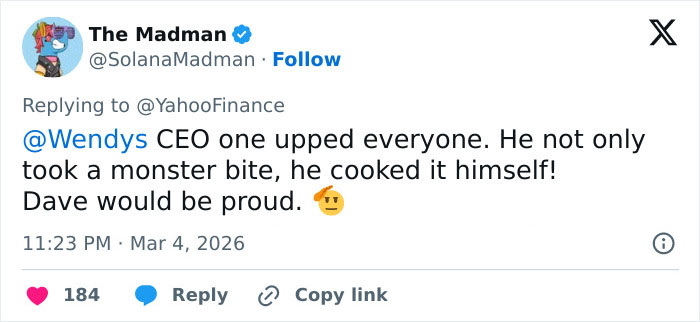 Wendy’s Has Now Joined The “Burger Battle” After McDonald’s CEO’s Viral Disaster