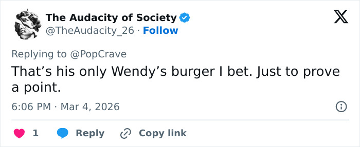 Wendy’s Has Now Joined The “Burger Battle” After McDonald’s CEO’s Viral Disaster