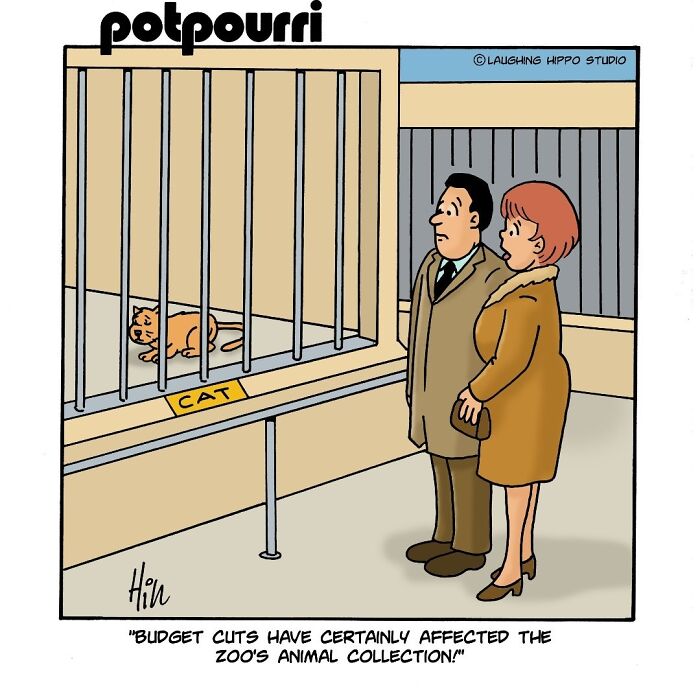 30 Hilarious Comics From Laughing Hippo Studio That Explain What Your Cat Is Really Thinking