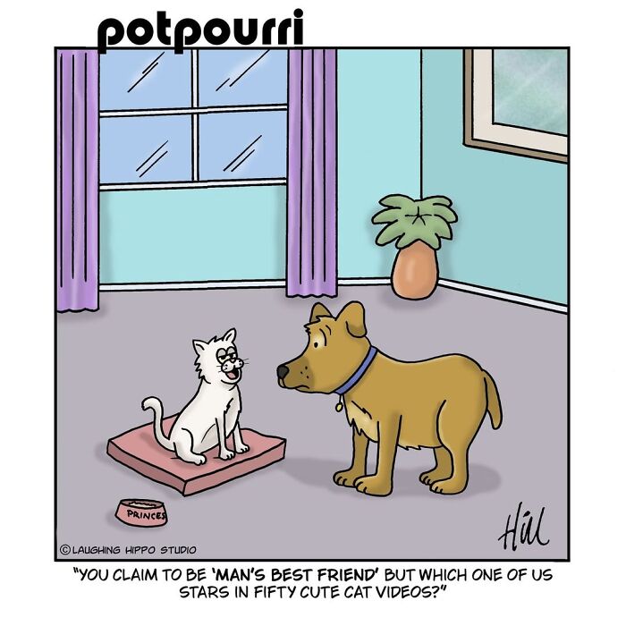 30 Hilarious Comics From Laughing Hippo Studio That Explain What Your Cat Is Really Thinking