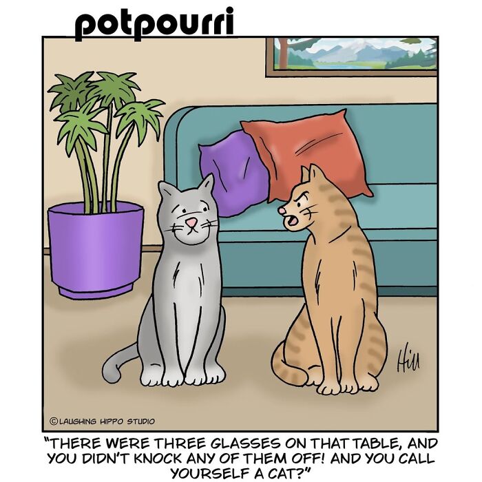 30 Hilarious Comics From Laughing Hippo Studio That Explain What Your Cat Is Really Thinking