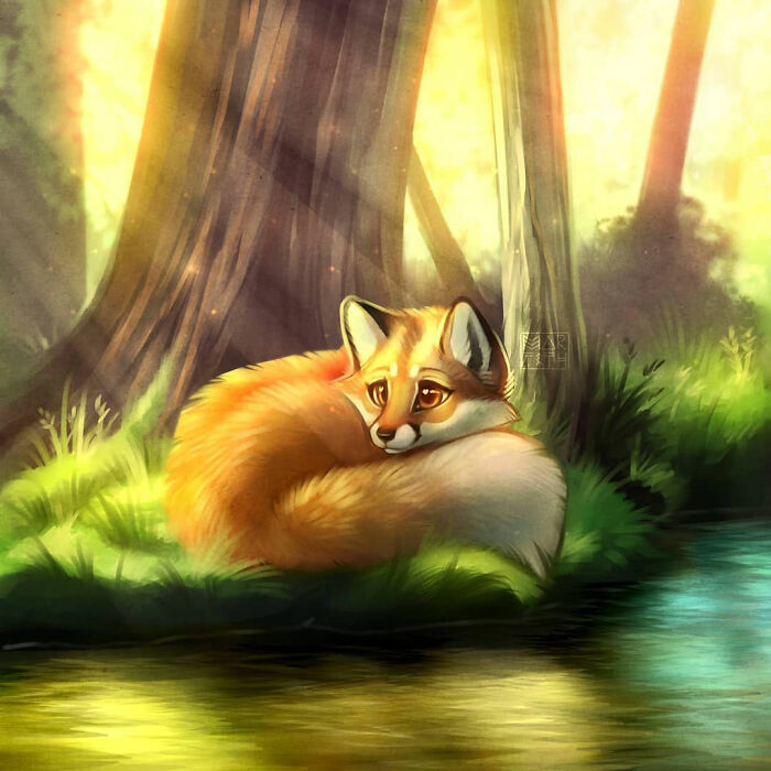 46 Dreamy Animal Portraits By Martith That Feel Soft, Magical, And Lifelike