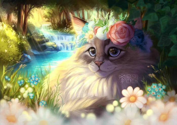 46 Dreamy Animal Portraits By Martith That Feel Soft, Magical, And Lifelike