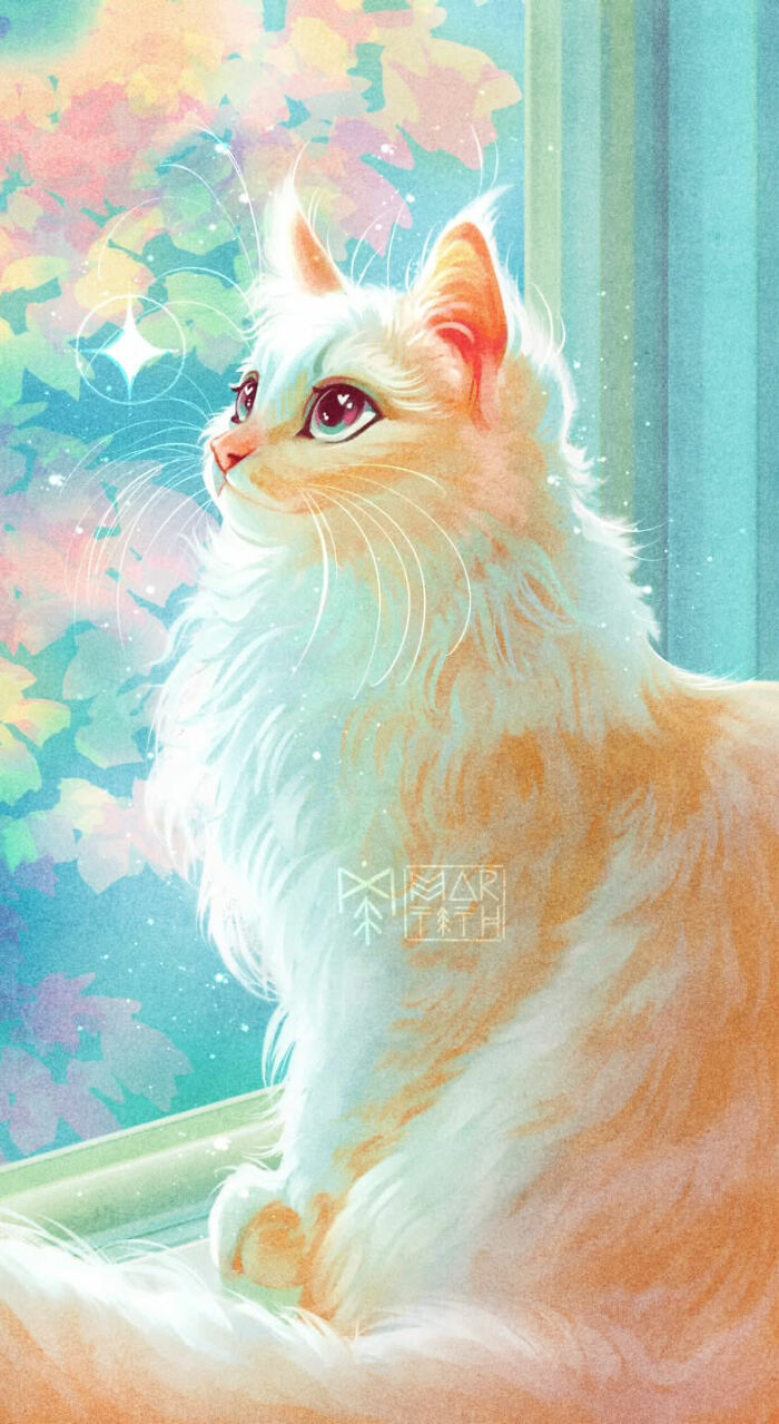 46 Dreamy Animal Portraits By Martith That Feel Soft, Magical, And Lifelike