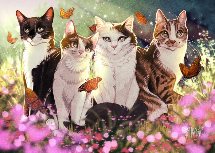 46 Dreamy Animal Portraits By Martith That Feel Soft, Magical, And Lifelike