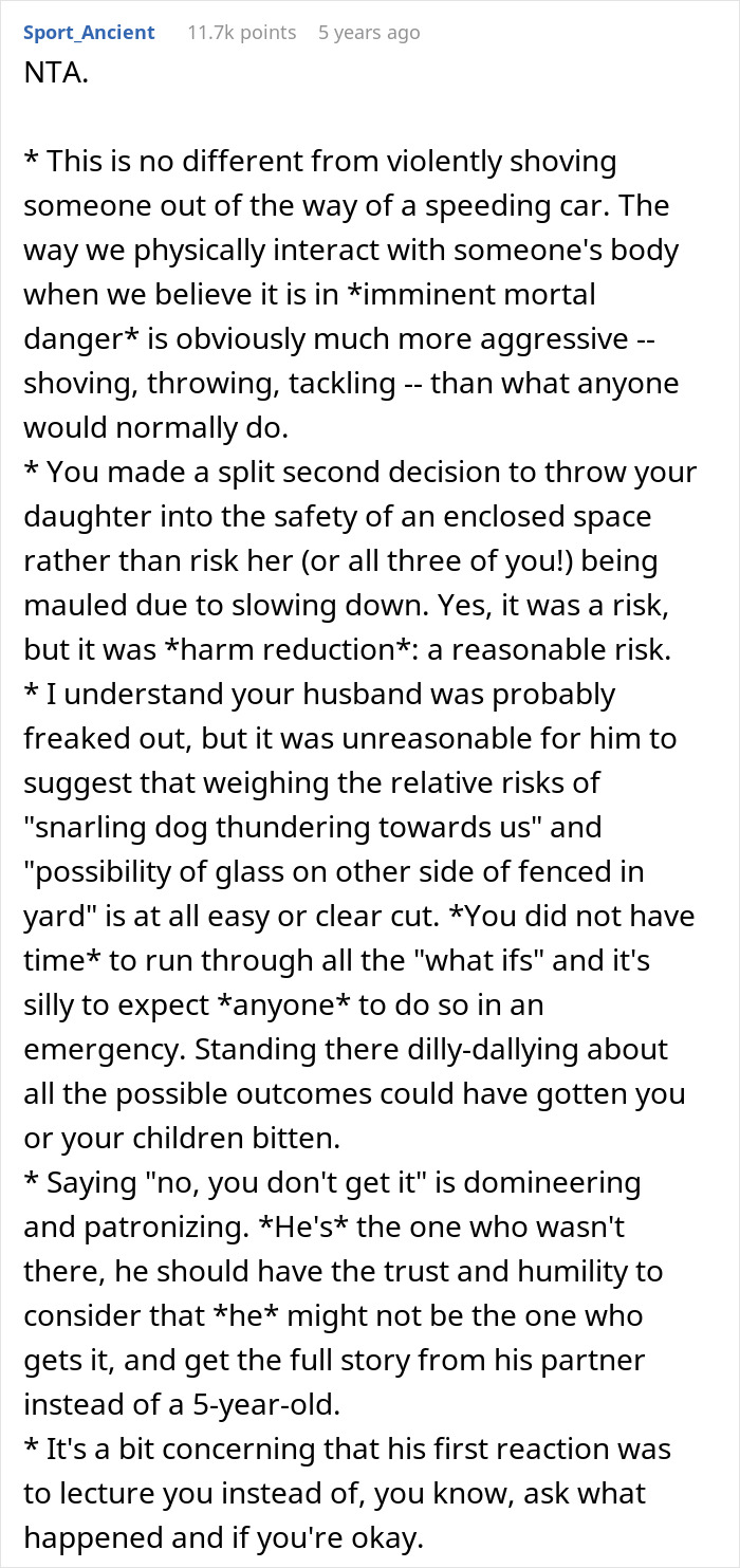 Mom Launches 5YO Over Fence To Escape Vicious Dog, Husband Claims She Endangered The Child