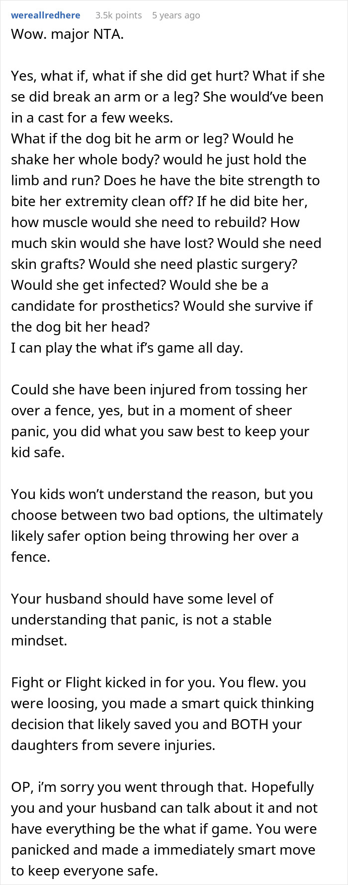 Mom Launches 5YO Over Fence To Escape Vicious Dog, Husband Claims She Endangered The Child