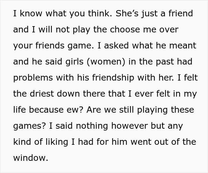 37YO Dumbstruck As She’s Caught In “Teenage Drama” While Dating A Guy Obsessed With Female Bestie