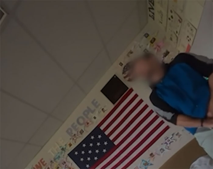 California Teacher Suspended After Bizarre Act In Classroom Secretly Filmed By Student