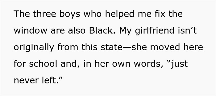 Lady Turns Simple Broken Window Into A Race Issue, Claims BF Crossed A Line For Making 3 Kids Fix It