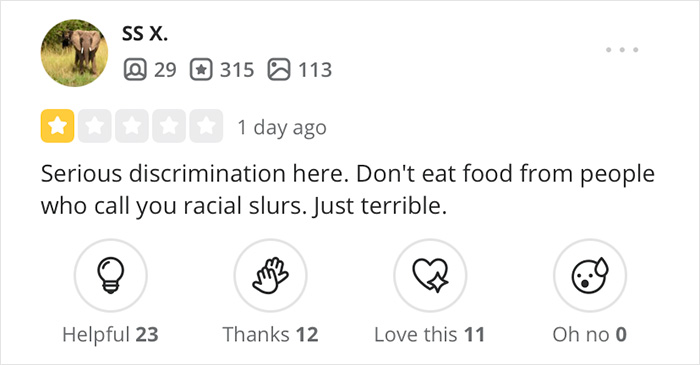 Restaurant Review-Bombed After Waitress Used Spanish Racial Slur Unaware Customer Understood