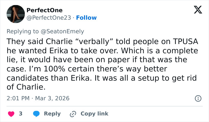 Erika Kirk Breaks Silence On Allegations Involving Her Kids And Charlie&rsquo;s Legacy As Criticism Mounts