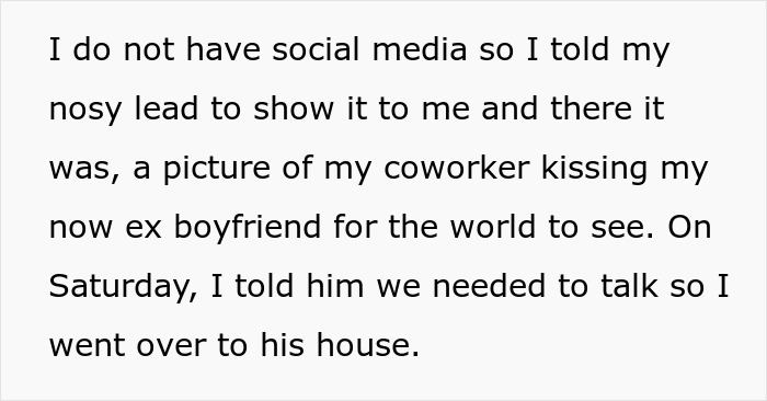 Woman Congratulates Boyfriend And His Pregnant Mistress In Front Of All Coworkers