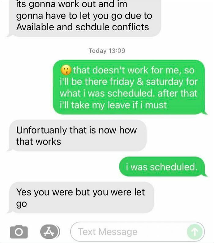 41 Times Bosses Didn’t Even Try And Fired Their Employees Via Text