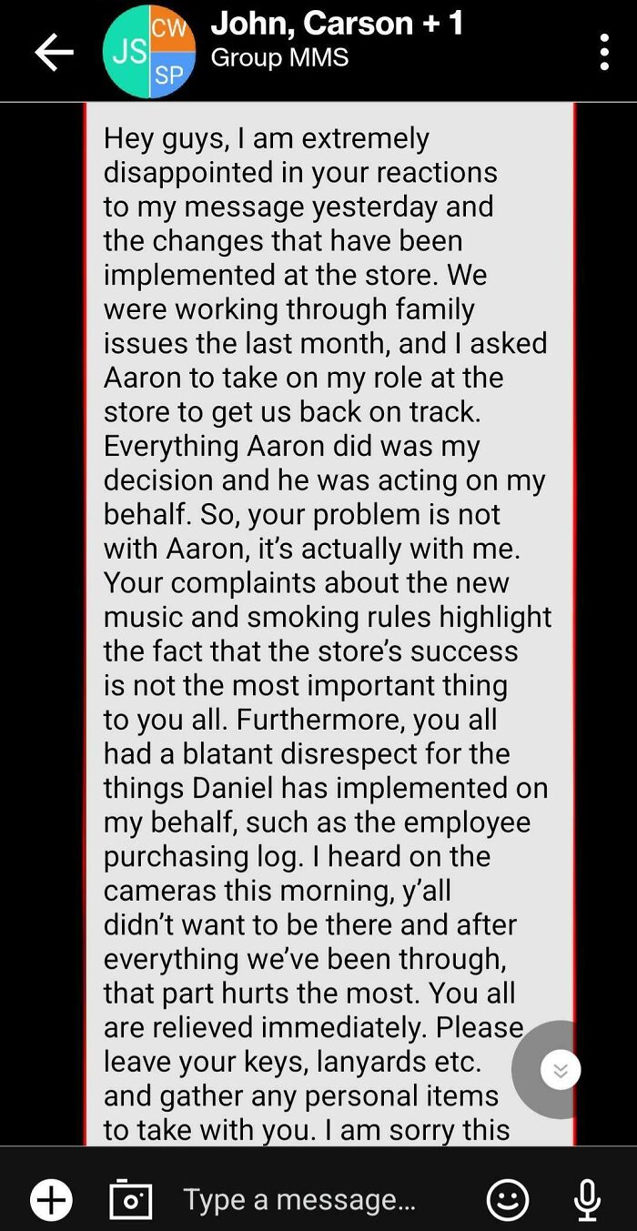 41 Times Bosses Didn’t Even Try And Fired Their Employees Via Text