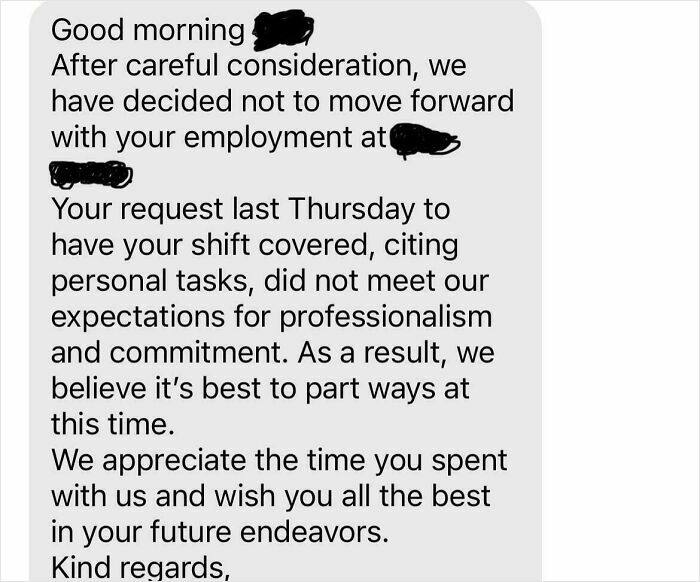 41 Times Bosses Didn’t Even Try And Fired Their Employees Via Text