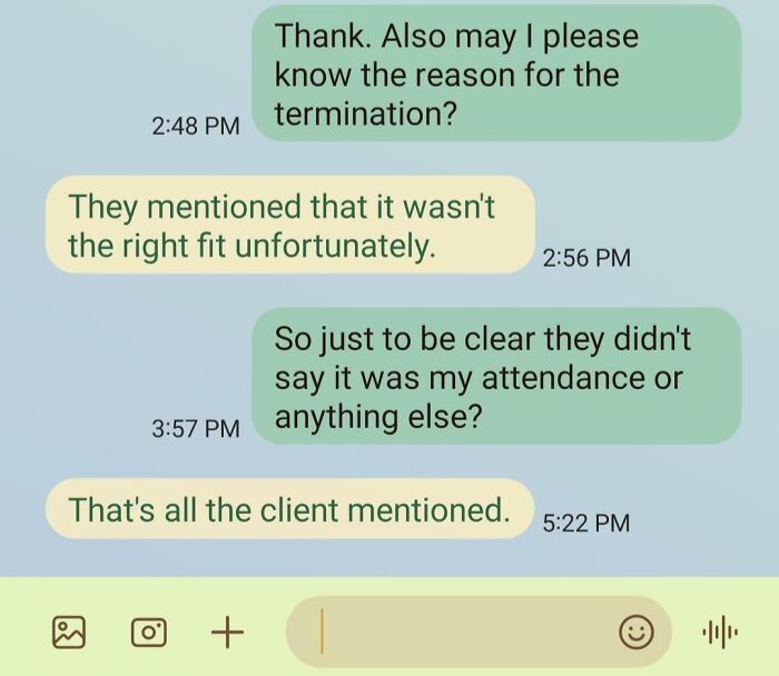 41 Times Bosses Didn’t Even Try And Fired Their Employees Via Text