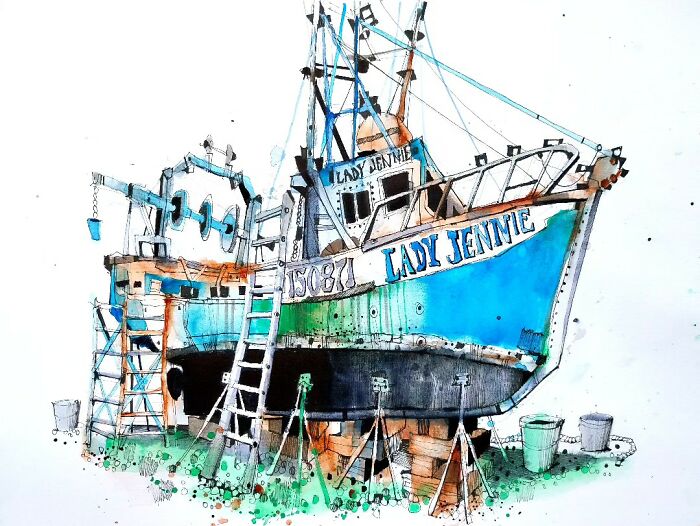 37 Travel Sketches By Ian Fennelly That Turn Architecture And Streets Into Art