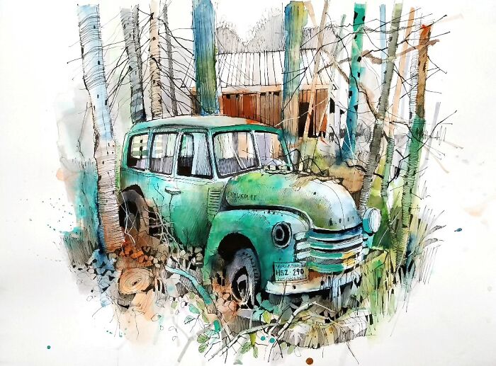 37 Travel Sketches By Ian Fennelly That Turn Architecture And Streets Into Art