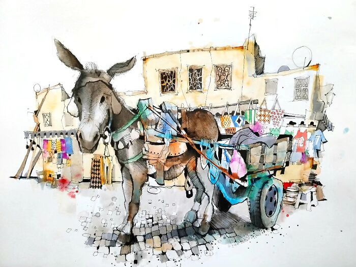 37 Travel Sketches By Ian Fennelly That Turn Architecture And Streets Into Art