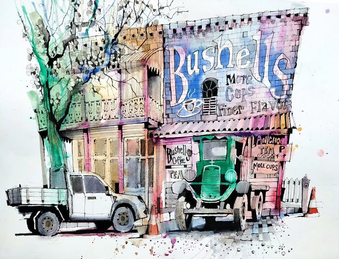 37 Travel Sketches By Ian Fennelly That Turn Architecture And Streets Into Art