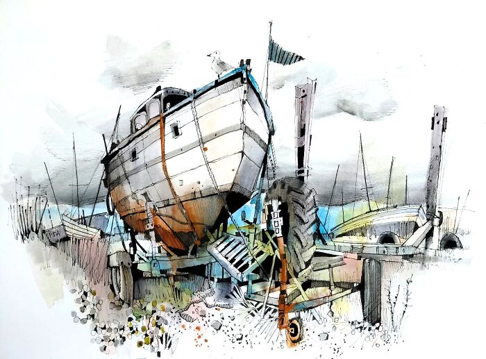 37 Travel Sketches By Ian Fennelly That Turn Architecture And Streets Into Art