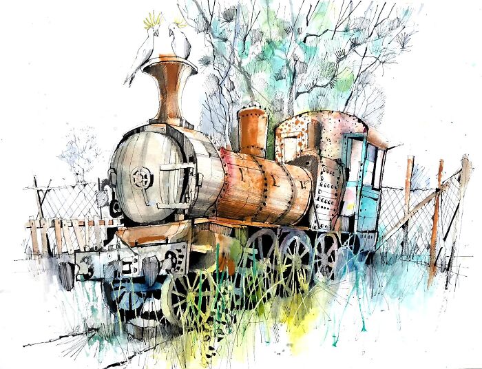 37 Travel Sketches By Ian Fennelly That Turn Architecture And Streets Into Art