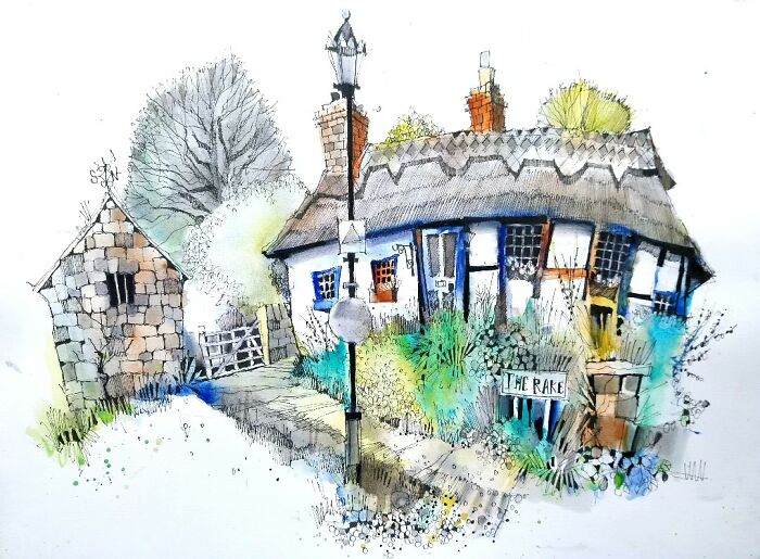 37 Travel Sketches By Ian Fennelly That Turn Architecture And Streets Into Art