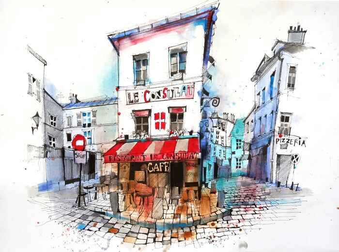 37 Travel Sketches By Ian Fennelly That Turn Architecture And Streets Into Art