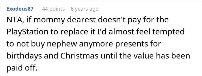 11YO Breaks Aunt&rsquo;s PS4, The Mom Says &ldquo;She’s Not Replacing It Because She Didn’t Do It&rdquo;