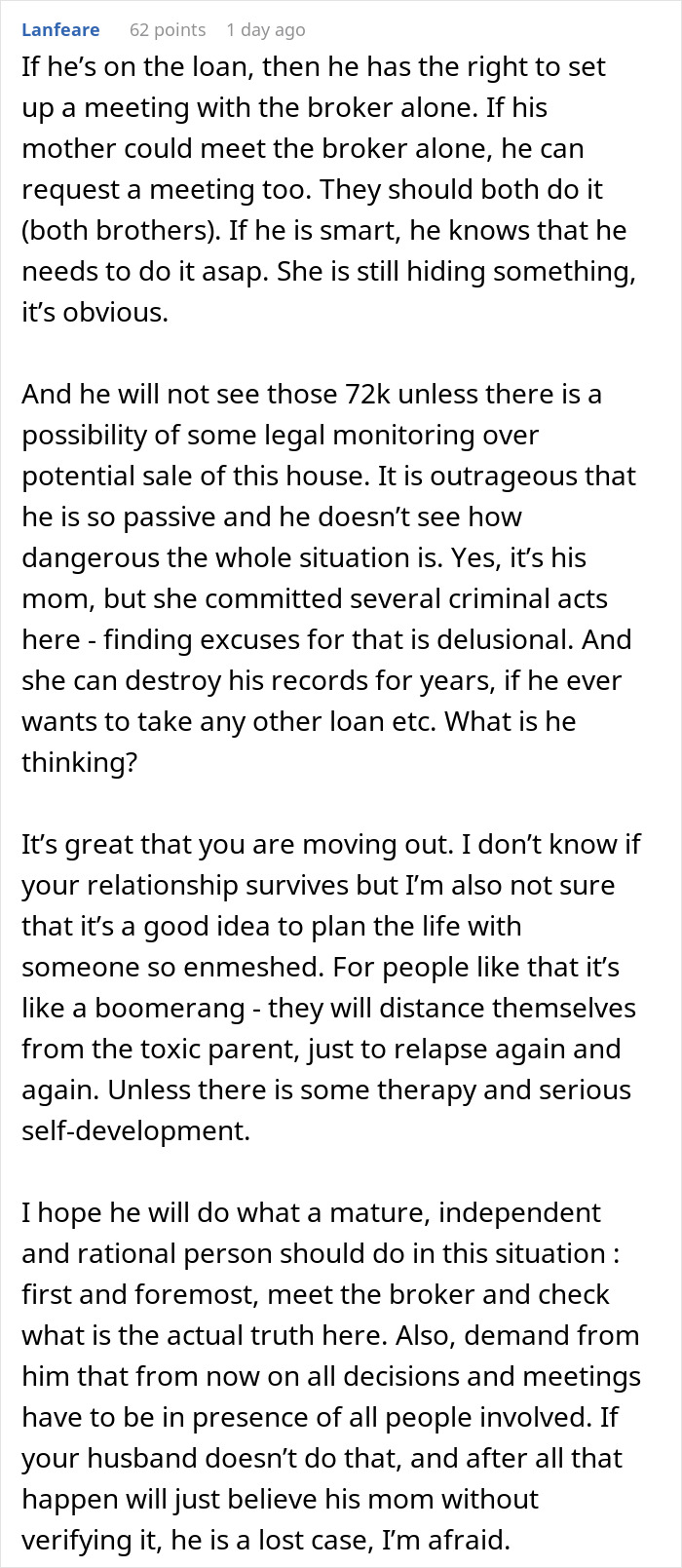 Mom Scams Son Out Of $200K Via Mortgage Fraud, Girlfriend Dumps Him For Enabling It