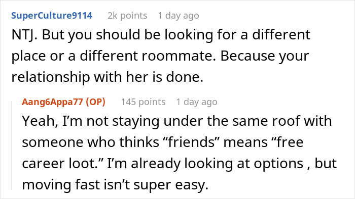 Sneaky Roommate Ends Up Broke After Stealing Woman’s Portfolio As Shortcut To Getting Top Job